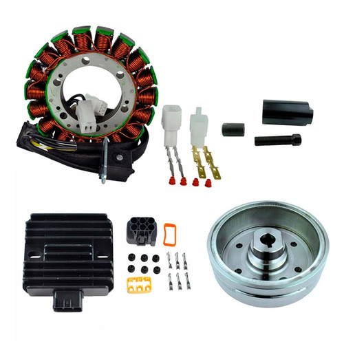 Kimpex HD Stator, Regulator, Improved Magneto Flywheel and Puller Fits Suzuki - 345568 - 345568