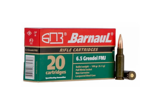 Barnaul 6.5 Grendel, 100Gr FMJ, 20 Rounds