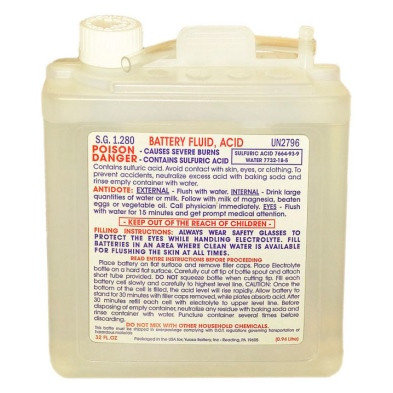 Yuasa Acid Bottle 32 oz - 010362