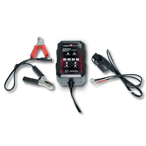 Yuasa 900 mAMP Automatic Battery Charger & Maintener YUA900MACH - 010343 - 010343