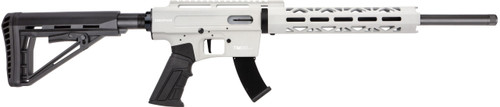 Derya TM22 Pro Semi-Auto 22 LR, Adjustable Stock, 16", White