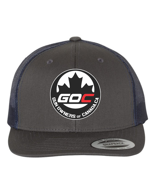 Gun Owners of Canada Charcoal/Navy Hat, Embroidered Logo