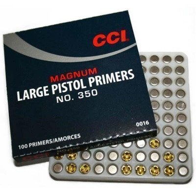 CCI #350 Magnum Large Pistol Primers, Box of 1000