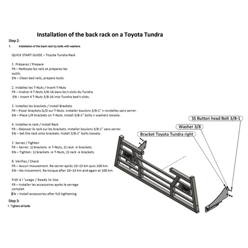 Bison Bumpers Mounting Bracket - 160345