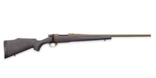 Weatherby Vanguard Weatherguard Bronze 7mm Rem, 22" Barrel, Polymer Monte Carlo Synthetic Stock with Bronze Webbing