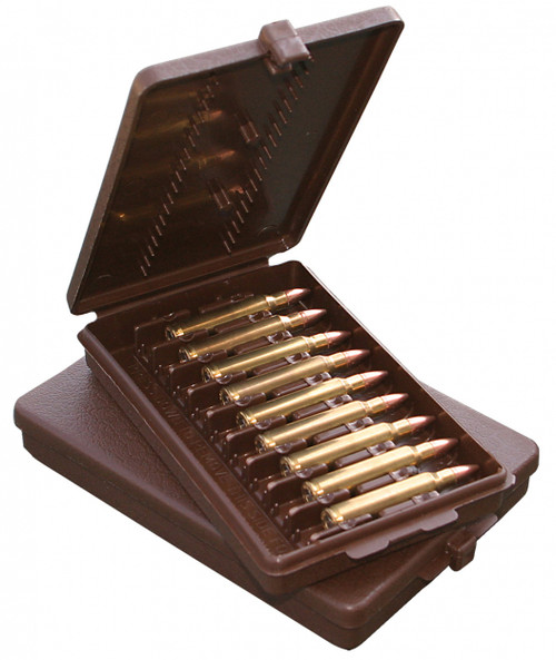 MTM Rifle Ammo Wallet, 9 rounds, Brown