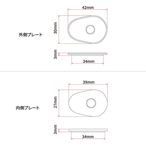 DRC/ZETA/UNIT Flasher Holder Plate - 428854