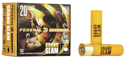 Federal Grand Slam 20 Ga 3" 1 15/16 oz #5 Shot, 10 Rounds