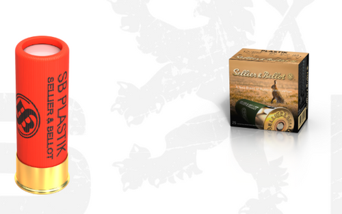 Sellier & Bellot Plastik 12 Ga, 2-5/8", 1-1/8 oz, 00 Buck, 25 Rounds