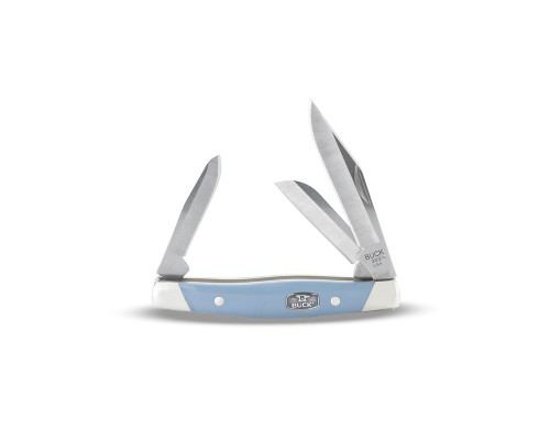 Buck 303 Cadet Folding Multi-Blade Knife, Blue Grip
