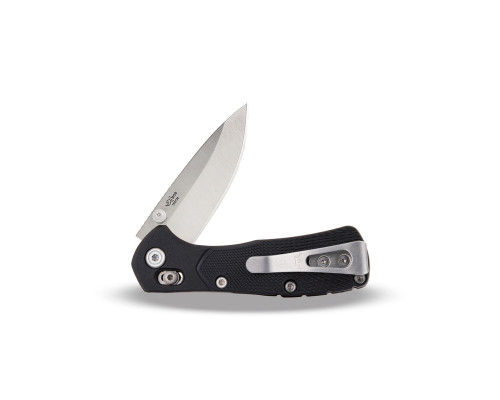 Buck 790 Mini Range Pro Folding Knife, Black Grip, 2.625" Drop Point Blade