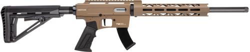 Derya TM22 Pro Semi-Auto 22 LR, Adjustable Stock, 16", Tan