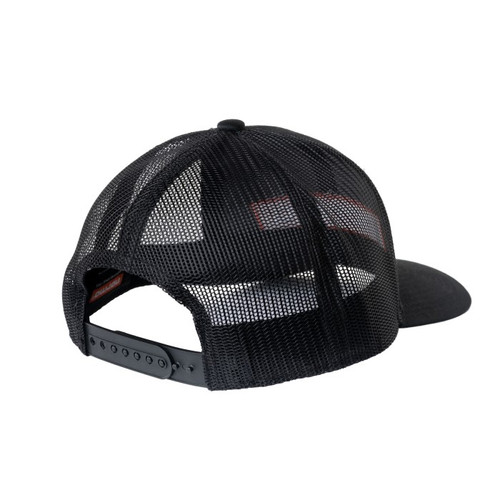 Norma Mesh Trucker Hat, Black