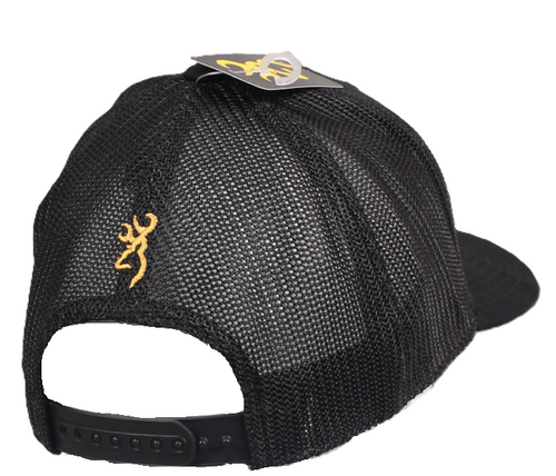 Browning Bold Cap, Mesh back, Black with Gold