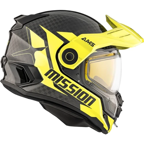 CKX Mission Free-Face Helmet - Carbon Alaska - L - 518024