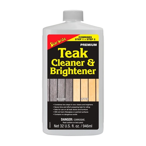 Star brite Teak Cleaner & Brightener 32 oz - 32 oz - 790009
