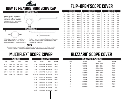 Butler Creek Eyepiece Flip Cap Scope Cover, Size 15