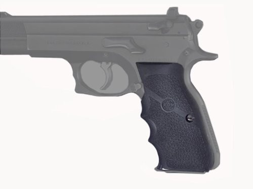 Hogue CZ-75 Full Size OverMolded Rubber Grip, Black