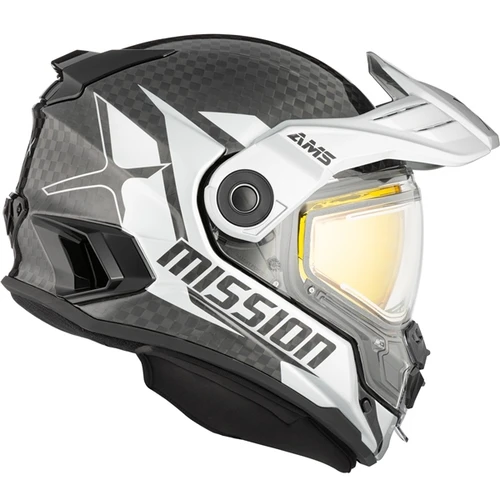 CKX Mission Free-Face Helmet - Carbon Alaska - XS - 518781