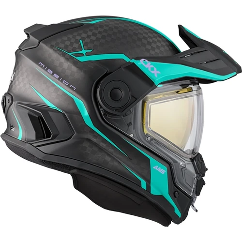 CKX Mission Free-Face Helmet - Carbon Fury - 2XL - 518766