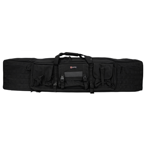 GPS Double Rifle Case, 55", Black