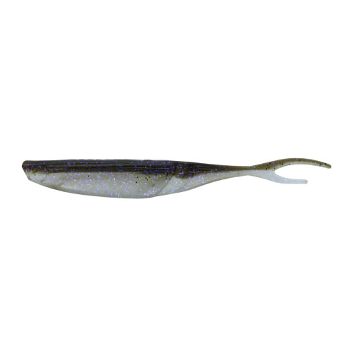 Yamamoto 5" Hinge Minnow, Electric Shad, 6pk