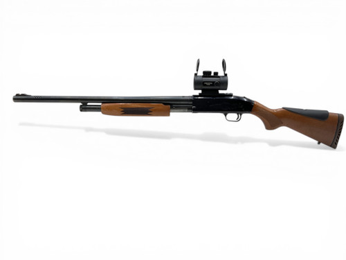 Lakefield Mossberg Model 500AB Pump Action Shotgun 12Ga 3" Chamber 24" Rifled Barrel Wood Stock With Mazz Optics 1X46 Red Dot