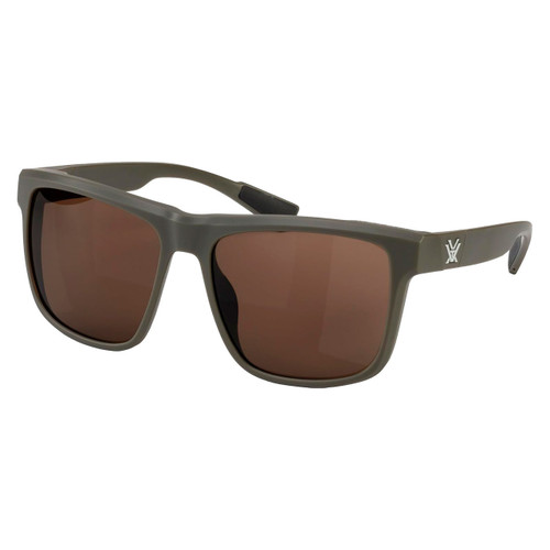 Vortex Banshee Sunglasses, Green Frame With Amber Lens