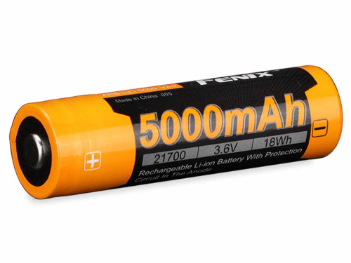 Fenix ARB-L21-5000 V2.0 Li-ion Rechargeable 21700 Battery, 5000mAh