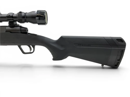 Savage Axis II Bolt Action Rifle 22-250 22" Barrel Black Synthetic With Bushnell 4-12X40 Scope