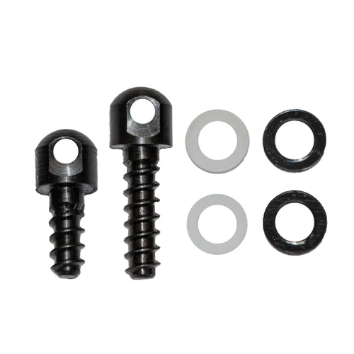 Grovtec 1/2" and 3/4" Wood Screw Swivel Stud, with Spacers