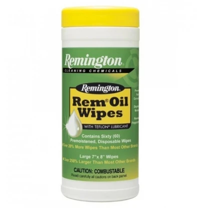 Rem Oil Wipes, 60 Pack