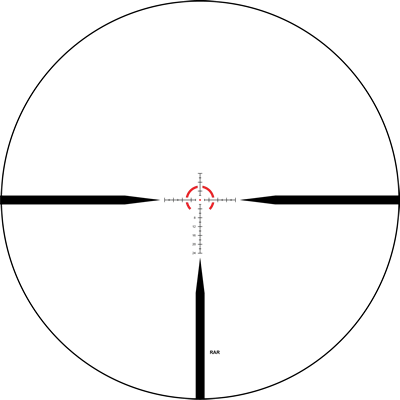 Zero Tech Vengeance 1-6x24mm, SFP, Illuminated RAR MOA Reticle