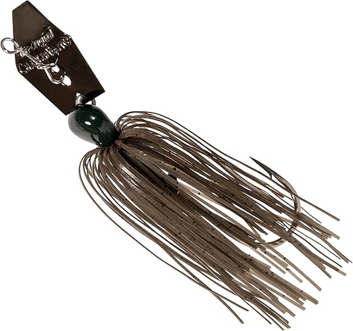 Z-Man Original Chatterbait Elite Bladed Swim Jig, 1/2 oz, Green Pumpkin