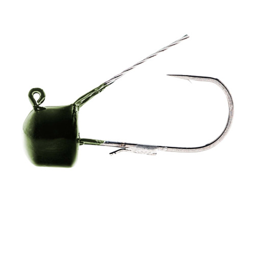 Z-Man Finesse ShroomZ Weedless Ned Rig Jighead, 1/6oz, Green Pumpkin, 5 pk