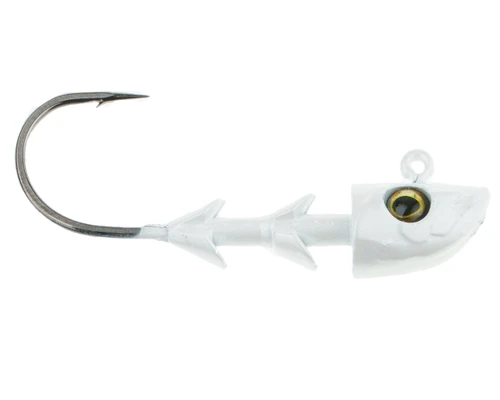Freedom Swimbait Jig Head, 3/16 oz, 2/0, Pearl, 3 pk