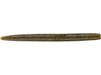 Set The Hook Stick Bait 4", Green Pumpkin, 10 pk