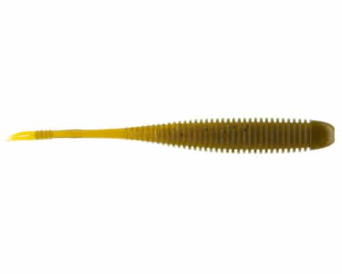 Set The Hook Flat Sided Shad, 4.5", Green Pumpkin, 8 pk