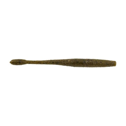 Berkley PowerBait MaxScent Hit Worm, 4-1/2", Green Pumpkin, 10 pk
