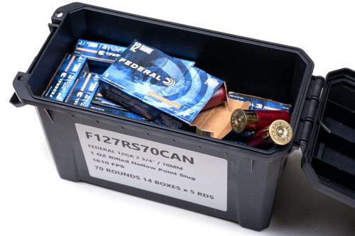 Federal Power Shok 12 Ga 2 3/4" 1oz Slug Hollow Point, 70 Rounds