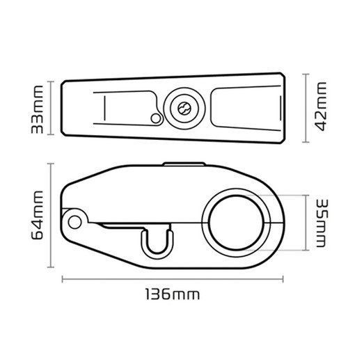 Oxford Products Alarmed Brake Lever Lock - 470478