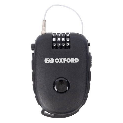Oxford Products Retractable Cable Lock - 470477