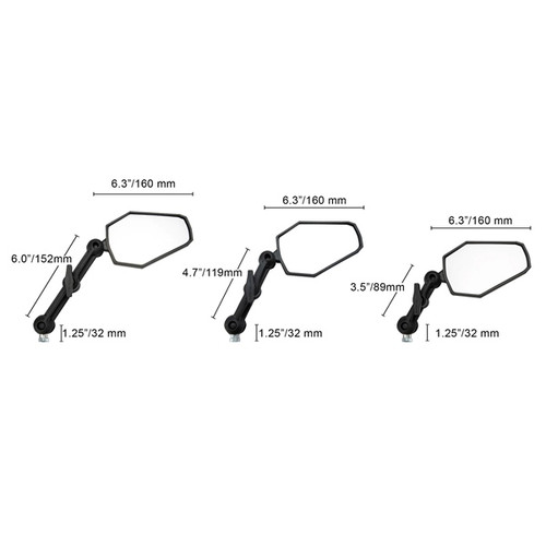 DoubleTake Mirror Adventure Mirror with 6" Long Arm - 047504