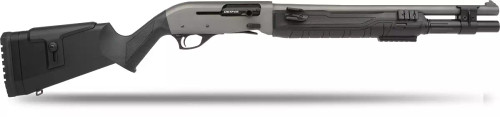 Derya Lion 12 GA Semi, 18.5" Barrel, Sniper Grey Barrel, Black Stock