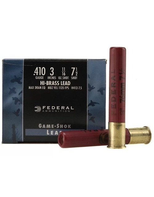 Federal .410 Ga 3" Mag 11/16 oz # 7.5 Shot, 25 Rounds
