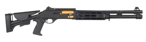 Canuck TacOp Pro 12 Ga Semi-Auto 3", 18.5" Barrel, Black w/ Gold Trim