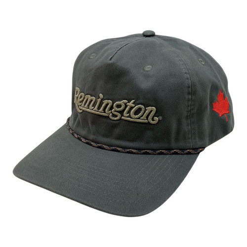 Outdoor Cap Remington Logo, Olive w/ Maple Leaf