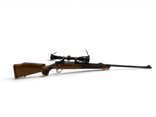 Sako AV Bolt Action Rifle .338 Win Mag 24" Barrel Wood Stock W/ Leupold 4-12 Vari-X II Scope