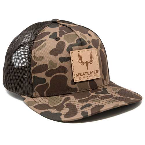 MeatEater Patch Camo Tucker Hat, Duck Camo