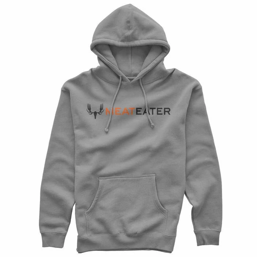 MeatEater Classic Logo Hoody, Grey Heather, Small